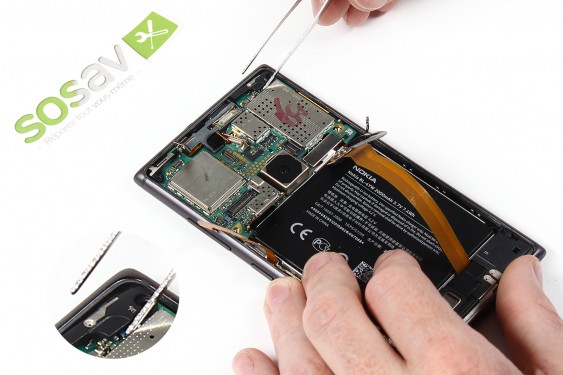 Guide photos remplacement câble interconnexion Lumia 925 (Etape 17 - image 1)