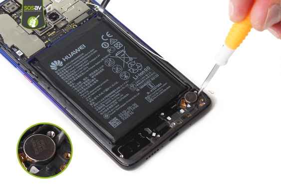 Guide photos remplacement vibreur Huawei Mate 20 (Etape 16 - image 1)