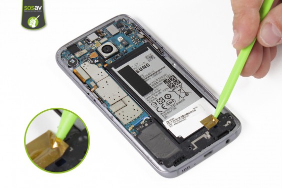 Guide photos remplacement haut-parleur interne Samsung Galaxy S7 (Etape 9 - image 2)