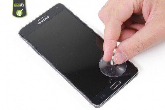 Guide photos remplacement haut-parleur interne Samsung Galaxy A7 (Etape 3 - image 2)