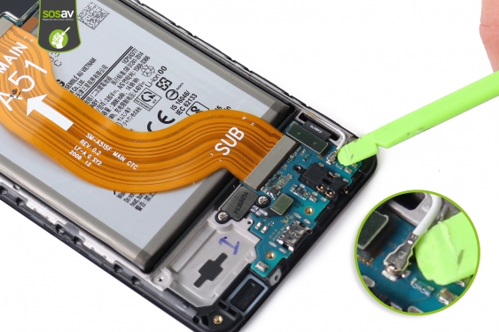 Guide photos remplacement câble d'interconnexion Galaxy A51 (Etape 9 - image 1)