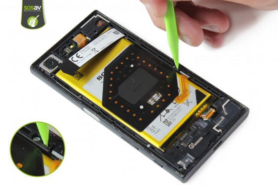 Guide photos remplacement nappe boutons volume, power & apn Xperia X Compact (Etape 7 - image 3)