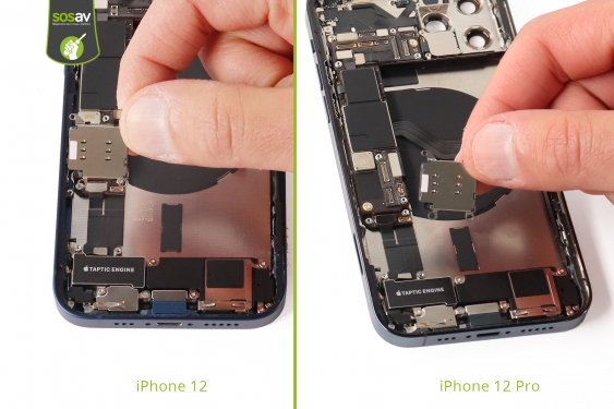 Guide photos remplacement démontage complet iPhone 12 Pro (Etape 14 - image 1)
