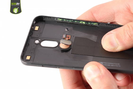 Guide photos remplacement coque arrière & capteur d'empreinte Xiaomi Redmi 8 (Etape 9 - image 2)
