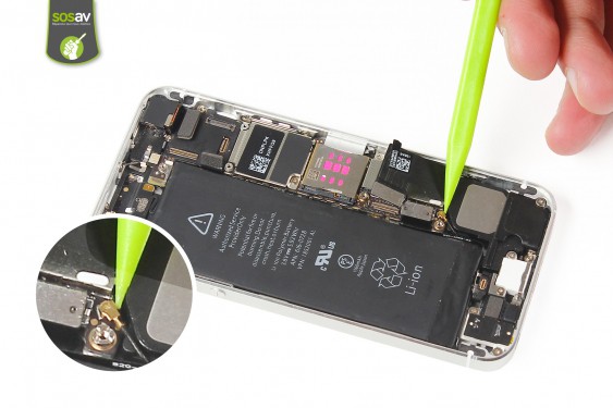 Guide photos remplacement nappe power, vibreur & volume iPhone 5S (Etape 12 - image 3)
