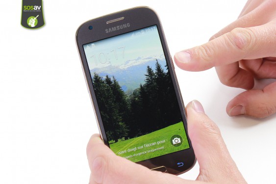 Guide photos remplacement haut-parleur externe Samsung Galaxy Ace 4 (Etape 1 - image 1)