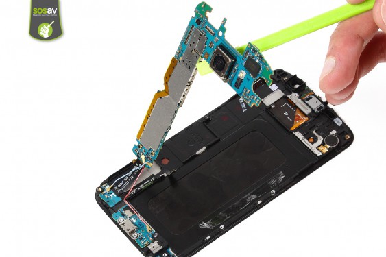 Guide photos remplacement haut-parleur interne/led infrarouge Samsung Galaxy S6 (Etape 14 - image 4)