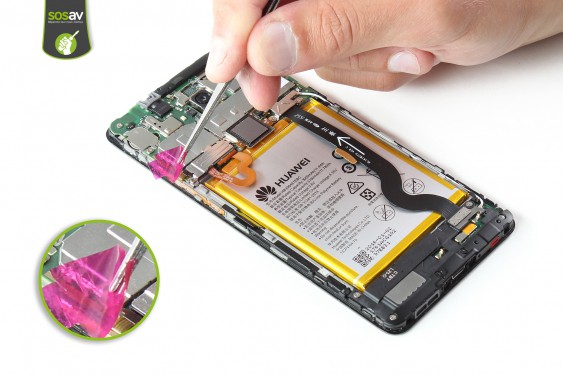 Guide photos remplacement nappe de liaison connecteur de charge  (Etape 11 - image 2)