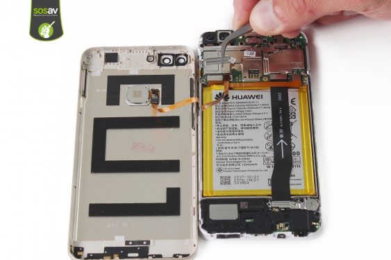 Guide photos remplacement carte mère Huawei P Smart (Etape 9 - image 2)
