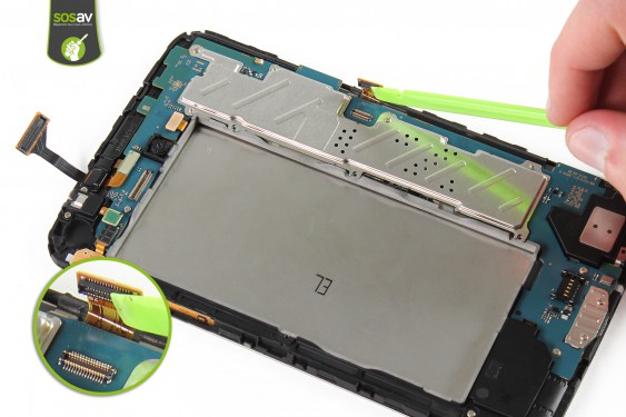 Guide photos remplacement haut-parleur gauche  Galaxy Tab 3 7" (Etape 13 - image 2)