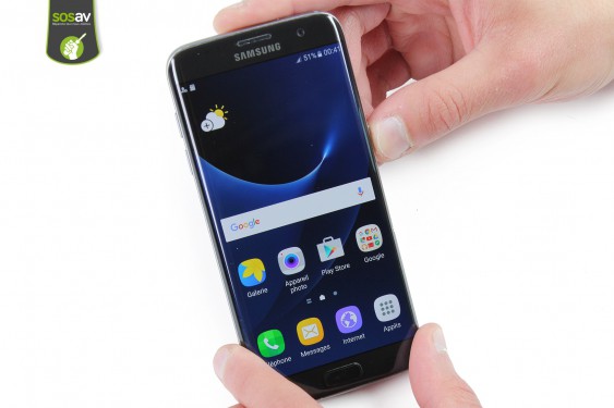 Guide photos remplacement ecran complet Samsung Galaxy S7 Edge (Etape 1 - image 1)