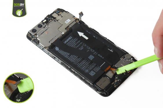 Guide photos remplacement haut-parleur externe Huawei P10 (Etape 13 - image 2)
