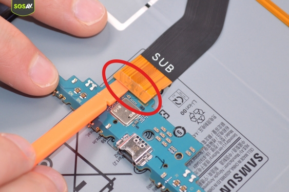 Guide photos remplacement connecteur de charge Galaxy Tab s7+ (Etape 10 - image 1)