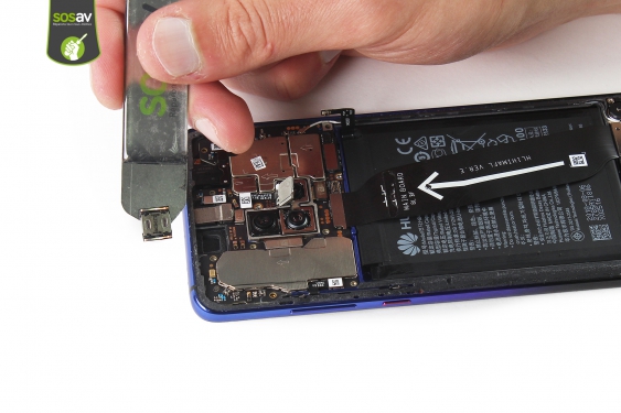 Guide photos remplacement haut-parleur interne Huawei Mate 20 (Etape 12 - image 3)