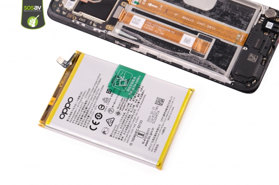 Guide photos remplacement nappe connecteur de charge Oppo A9 (2020) (Etape 23 - image 1)