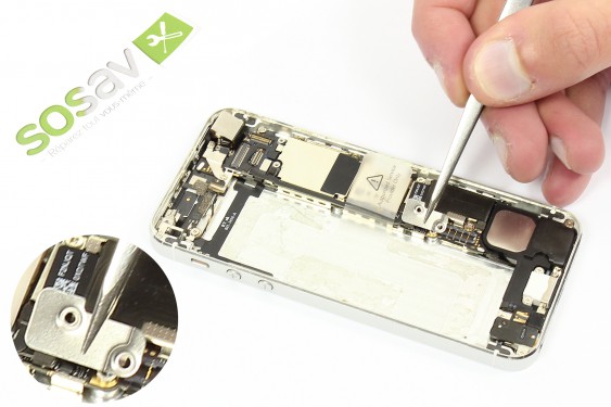 Guide photos remplacement bouton power iPhone 5 (Etape 17 - image 1)