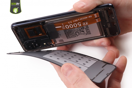 Guide photos remplacement batterie Galaxy M32 (Etape 4 - image 4)
