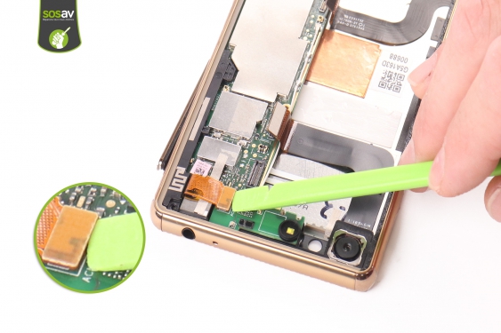 Guide photos remplacement connecteur de charge Xperia M5 (Etape 22 - image 1)