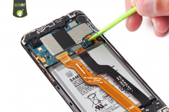 Guide photos remplacement ecran complet (lcd + châssis) Galaxy A10 (Etape 11 - image 2)