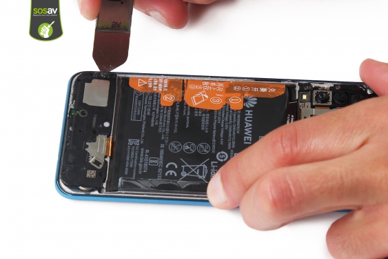 Guide photos remplacement nappe de liaison connecteur de charge Huawei P30 Lite (Etape 12 - image 3)