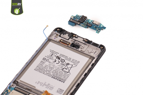 Guide photos remplacement connecteur de charge Galaxy A31 (Etape 17 - image 1)