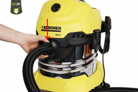 Guide photos remplacement capot supérieur Karcher WD4 premium (Etape 2 - image 2)