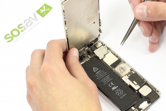 Guide photos remplacement ecran complet assemblé iPhone 5 (Etape 7 - image 1)