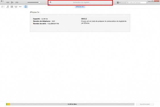 Guide photos remplacement restaurer un iphone via itunes Compétences smartphone (Etape 5 - image 1)