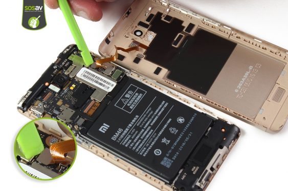 Guide photos remplacement câble d'interconnexion Redmi Note 3 (Etape 7 - image 1)