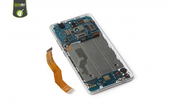 Guide photos remplacement nappe liaison connecteur de charge Wiko U Feel 4G (Etape 19 - image 1)