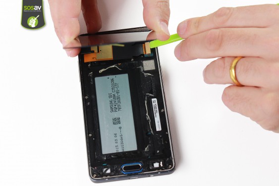 Guide photos remplacement câble coaxial bas Samsung Galaxy A5 (Etape 11 - image 3)