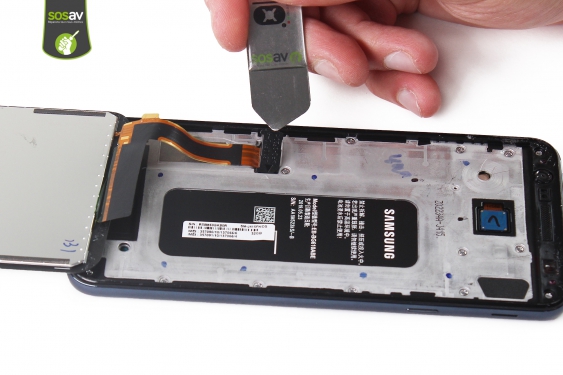 Guide photos remplacement batterie Galaxy J4+ (Etape 5 - image 2)