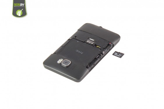 Guide photos remplacement carte microsd HTC HD2 (Etape 4 - image 1)