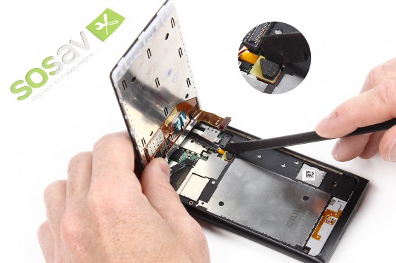 Guide photos remplacement châssis interne Lumia 800 (Etape 10 - image 1)