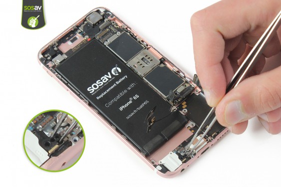 Guide photos remplacement connecteur de charge, prise jack et micro iPhone 6S (Etape 21 - image 1)