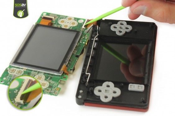Guide photos remplacement boutons start et select Nintendo DS Lite (Etape 19 - image 2)