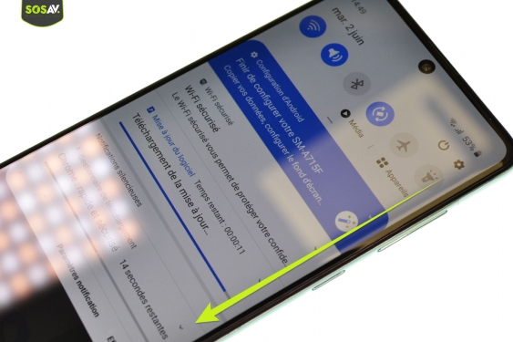 Guide photos remplacement connecteur de charge Galaxy A71 (Etape 1 - image 2)