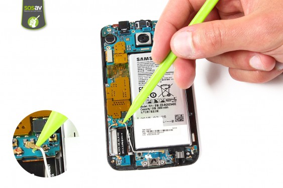 Guide photos remplacement connecteur de charge Samsung Galaxy S6 Edge (Etape 7 - image 2)