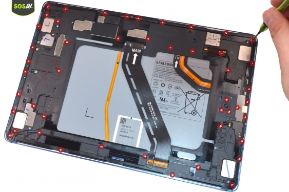 Guide photos remplacement batterie Galaxy Tab s7+ (Etape 6 - image 1)