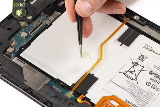Guide photos remplacement haut-parleur haut droit Galaxy Tab S3 9.7 (Etape 8 - image 3)