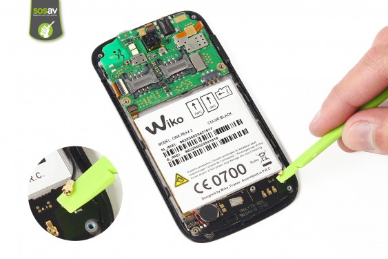 Guide photos remplacement connecteur de charge Wiko Cink Peax 2 (Etape 8 - image 2)