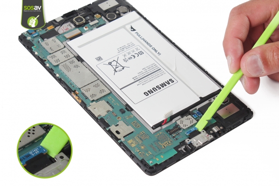Guide photos remplacement connecteur de charge Galaxy Tab S 8.4 (Etape 17 - image 1)