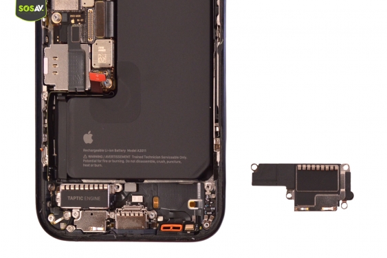 Guide photos remplacement batterie iPhone 15 Pro (Etape 7 - image 3)