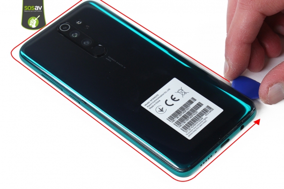 Guide photos remplacement capteur d'empreinte Redmi Note 8 Pro (Etape 5 - image 4)