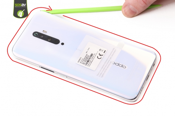 Guide photos remplacement batterie Oppo Reno 2Z (Etape 4 - image 1)