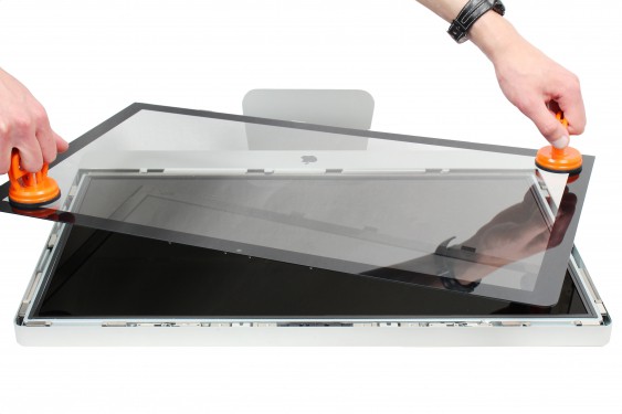 Guide photos remplacement câble de liaison de la carte wifi (carte airport) iMac 27" fin 2009 (EMC 2309 et 2374) (Etape 4 - image 1)