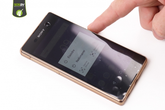 Guide photos remplacement ecran Xperia M5 (Etape 1 - image 1)