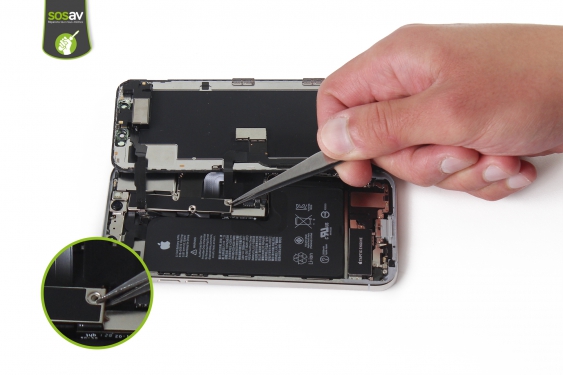 Guide photos remplacement haut-parleur externe / taptic engine iPhone XS (Etape 11 - image 1)