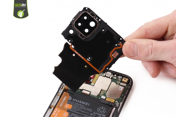 Guide photos remplacement haut-parleur externe & vibreur Huawei P40 Lite (Etape 7 - image 4)