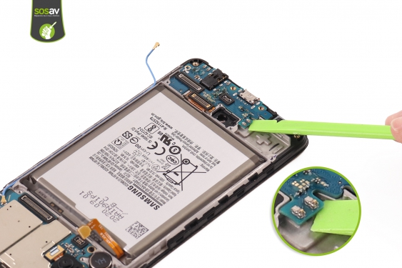 Guide photos remplacement connecteur de charge Galaxy A31 (Etape 16 - image 1)